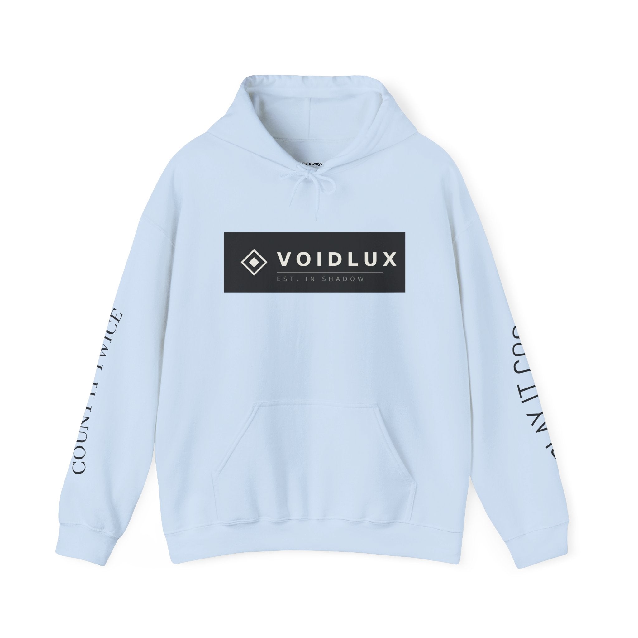 Voidlux Poker Night Hoodie — 'Count It Twice / Play It Cool' Graphic Hoodie