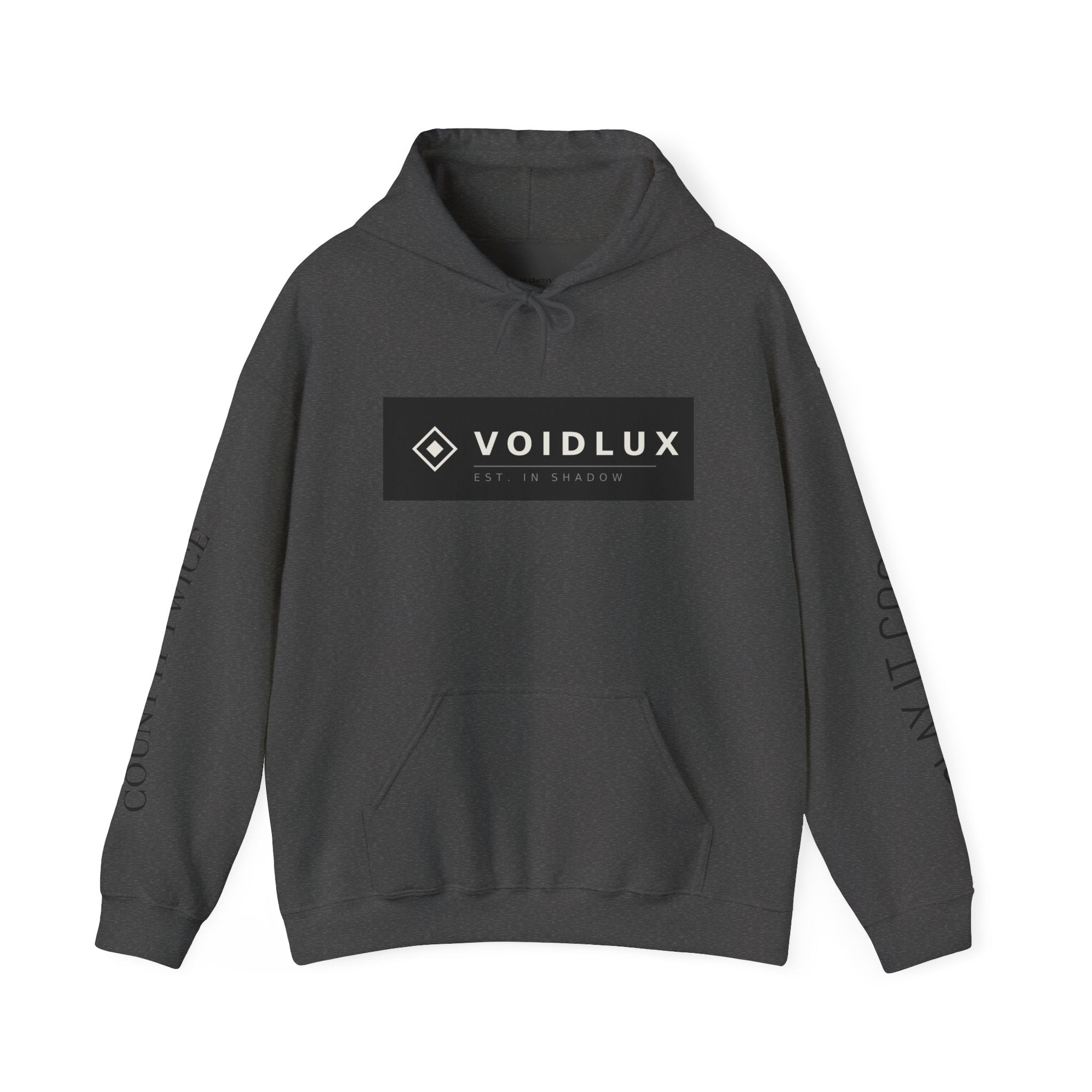 Voidlux Poker Night Hoodie — 'Count It Twice / Play It Cool' Graphic Hoodie