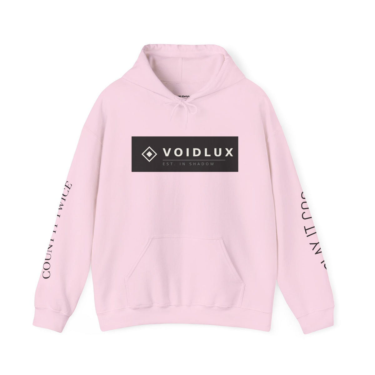 Voidlux Poker Night Hoodie — 'Count It Twice / Play It Cool' Graphic Hoodie