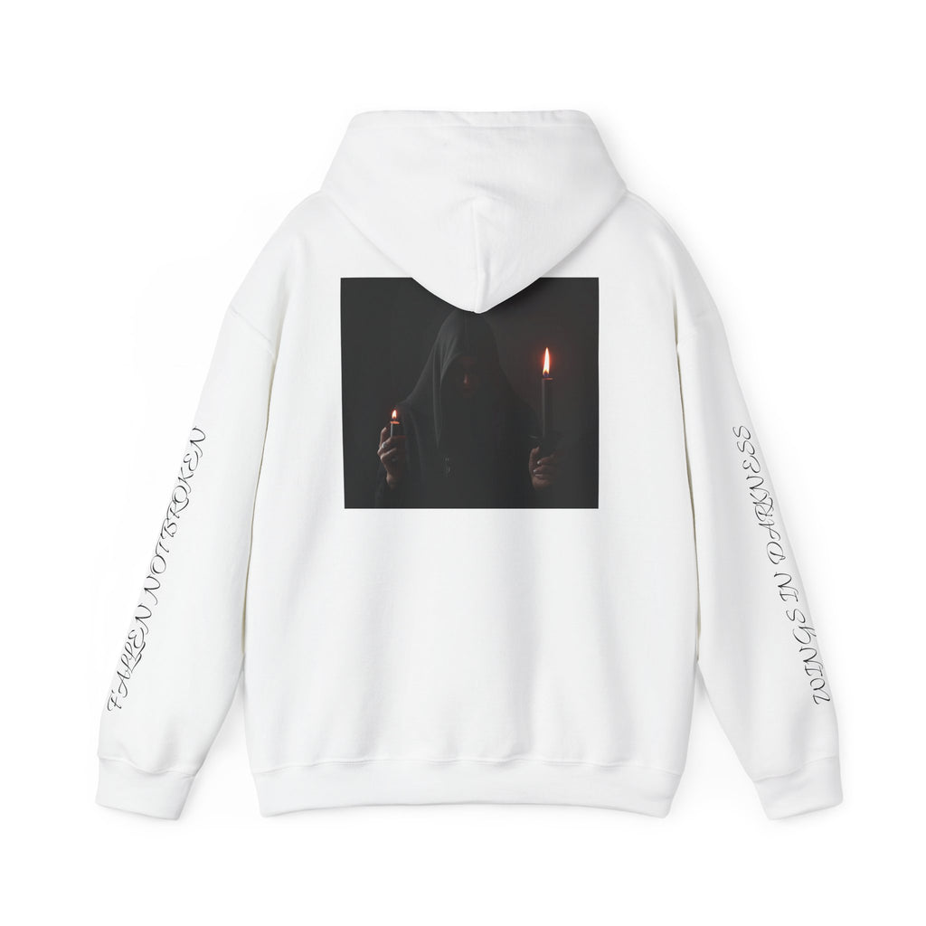 Gothic Night Hooded Sweatshirt — Dark Cathedral Hooded Design Unisex