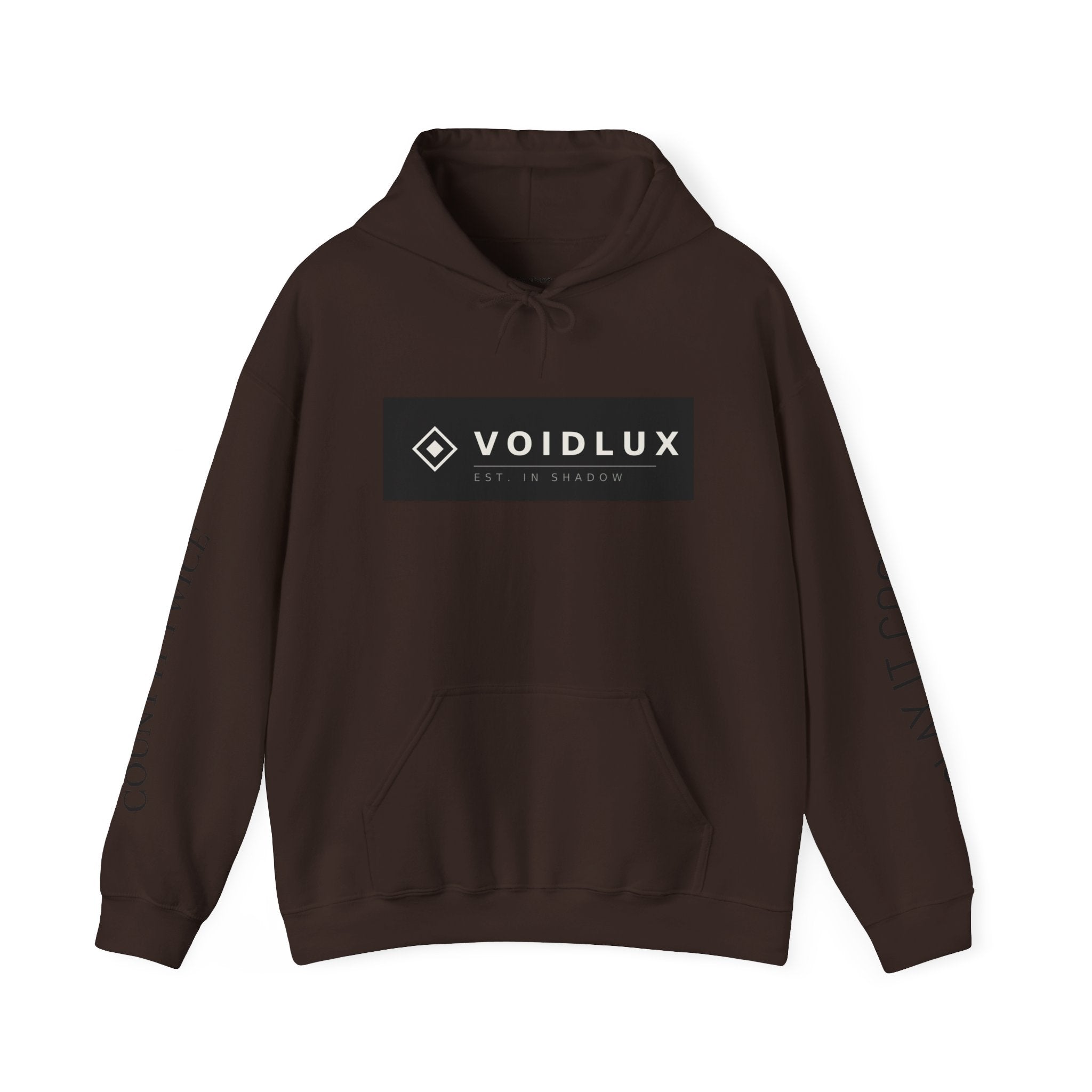 Voidlux Poker Night Hoodie — 'Count It Twice / Play It Cool' Graphic Hoodie